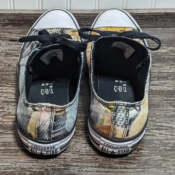 Converse Women's Multicolor Limited Edition Digital Floral Sneaker Size 9.5 - Picture 4 of 6